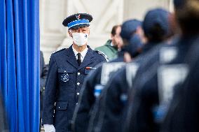 Ceremony Of The First Promotion Of The Municipal Police Of Paris