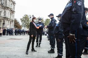 Ceremony Of The First Promotion Of The Municipal Police Of Paris