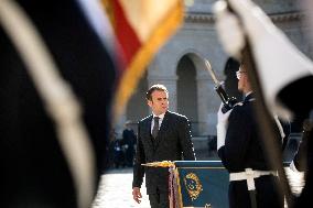 Ceremony To Commemorate The 30th Anniversary Of Operation Daguet - Paris