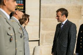 Ceremony To Commemorate The 30th Anniversary Of Operation Daguet - Paris