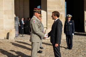 Ceremony To Commemorate The 30th Anniversary Of Operation Daguet - Paris