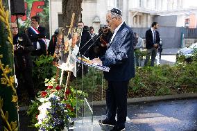 Inauguration of the Mireille Knoll alley - Paris