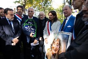 Inauguration of the Mireille Knoll alley - Paris