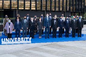 Felipe VI Attends Opening Of The New Campus Of The IE University - Madrid