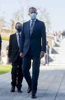 Felipe VI Attends Opening Of The New Campus Of The IE University - Madrid