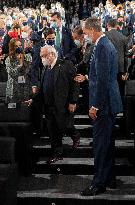 Felipe VI Attends Opening Of The New Campus Of The IE University - Madrid