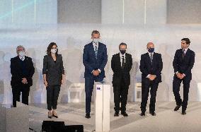 Felipe VI Attends Opening Of The New Campus Of The IE University - Madrid