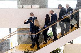 Felipe VI Attends Opening Of The New Campus Of The IE University - Madrid