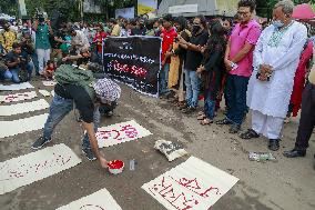 Protest Against Communal attack - Bangladesh