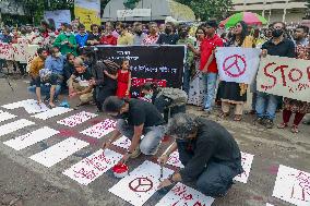 Protest Against Communal attack - Bangladesh