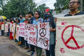 Protest Against Communal attack - Bangladesh