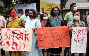 Protest Over Attacks On Hindu Community - Dhaka