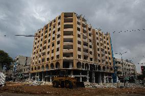 Remove The Rubbles Of Al-Jawhara Tower - Gaza