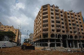 Remove The Rubbles Of Al-Jawhara Tower - Gaza