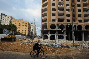 Remove The Rubbles Of Al-Jawhara Tower - Gaza