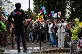 Protest Against Sexual Harassment Inside The RATP - Paris