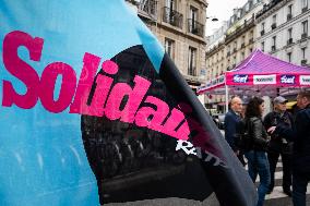 Protest Against Sexual Harassment Inside The RATP - Paris