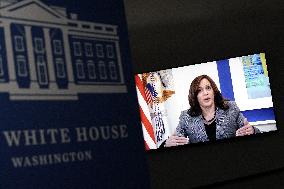 Kamala Harris virtually meets with workers - Washington