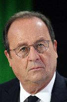 Former President Francois Hollande Appears On RMC/BFMTV - Paris