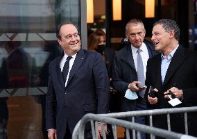 Former President Francois Hollande Appears On RMC/BFMTV - Paris