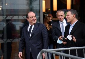 Former President Francois Hollande Appears On RMC/BFMTV - Paris