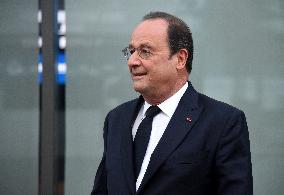 Former President Francois Hollande Appears On RMC/BFMTV - Paris