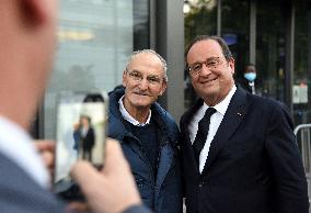 Former President Francois Hollande Appears On RMC/BFMTV - Paris