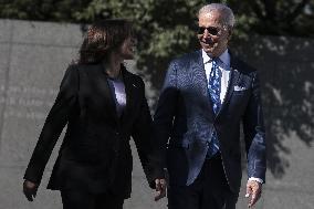 ★President Joe Biden deliver remarks at the 10th Anniversary celebration of the dedication of the Martin Luther King, Jr. Memor