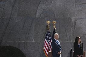 ★President Joe Biden deliver remarks at the 10th Anniversary celebration of the dedication of the Martin Luther King, Jr. Memor