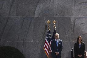 ★President Joe Biden deliver remarks at the 10th Anniversary celebration of the dedication of the Martin Luther King, Jr. Memor