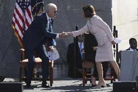 ★President Joe Biden deliver remarks at the 10th Anniversary celebration of the dedication of the Martin Luther King, Jr. Memor