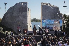 ★President Joe Biden deliver remarks at the 10th Anniversary celebration of the dedication of the Martin Luther King, Jr. Memor