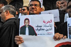 Lawyers Support Seif El-Din Makhlouf - Tunis