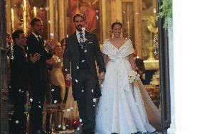 Wedding Of Philippos Of Greece And Nina Flohr - Athens