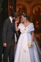 Wedding Of Philippos Of Greece And Nina Flohr - Athens