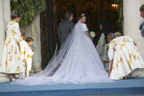 Wedding Of Philippos Of Greece And Nina Flohr - Athens