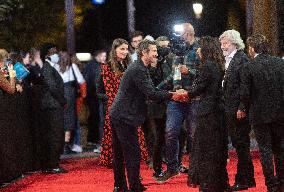 Guillaume Canet and Laetitia Casta at Cineroman Festival - Nice