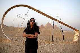 Contemporary Art Exhibition by the Pyramids - Giza - Egypt