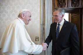 Pope Francis Meets Supreme Knight of the Knights of Columbus - Vatican