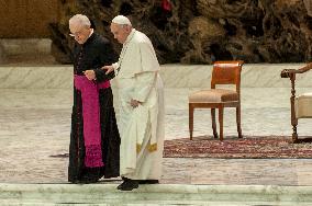 Pope Francis Leads A Special Audience - Vatican