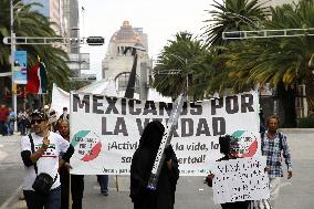 Anti-Vax Protest - Mexico City