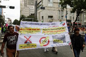 Anti-Vax Protest - Mexico City