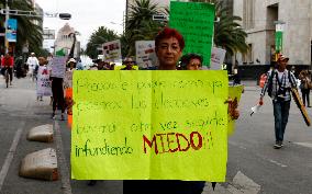 Anti-Vax Protest - Mexico City