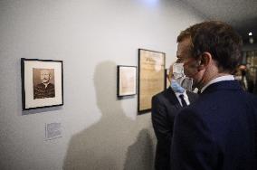 President Macron Visits Emile Zola House - Medan