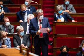 Questions to the government at the Assemblee Nationale - Paris