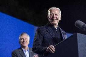 President Biden campaigns for Terry McAuliffe in Virginia