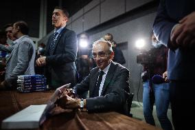 Eric Zemmour Promotes His Book - Biarritz