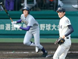Baseball: Hanamaki Higashi v Osaka Toin