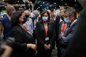 Anne Hidalgo Visit To The HLM Congress - Bordeaux