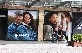 Vincent Cassel And Tina Kunakey Advertising - NYC